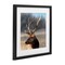 Stupell Industries Stunning Elk Portrait Black Framed Print Under Glass, design by Danita Delimont